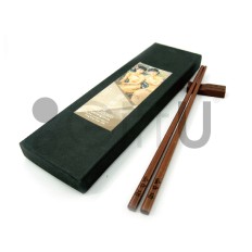 Wooden Chopstick gift set - set of 2pairs - 双妹唛